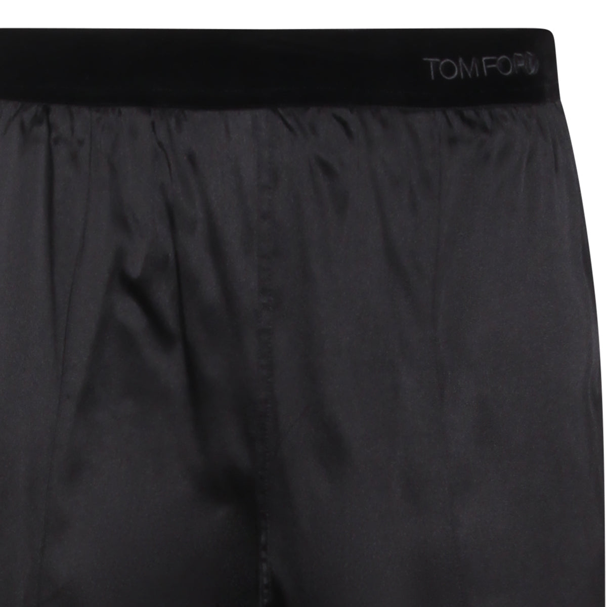 BLACK SILK PANTS