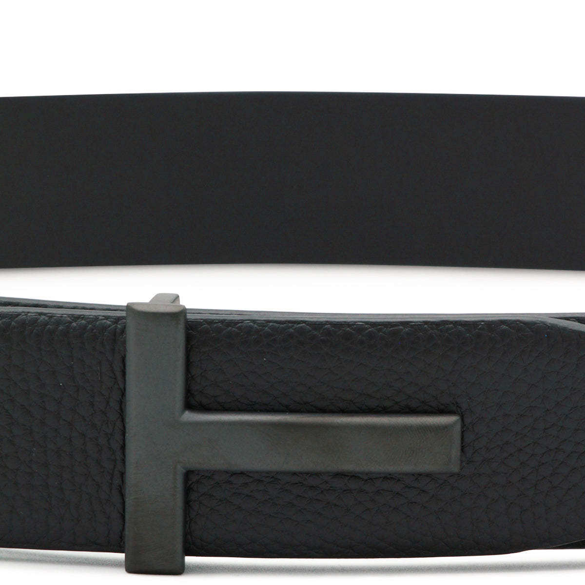 BLACK LEATHER BELT