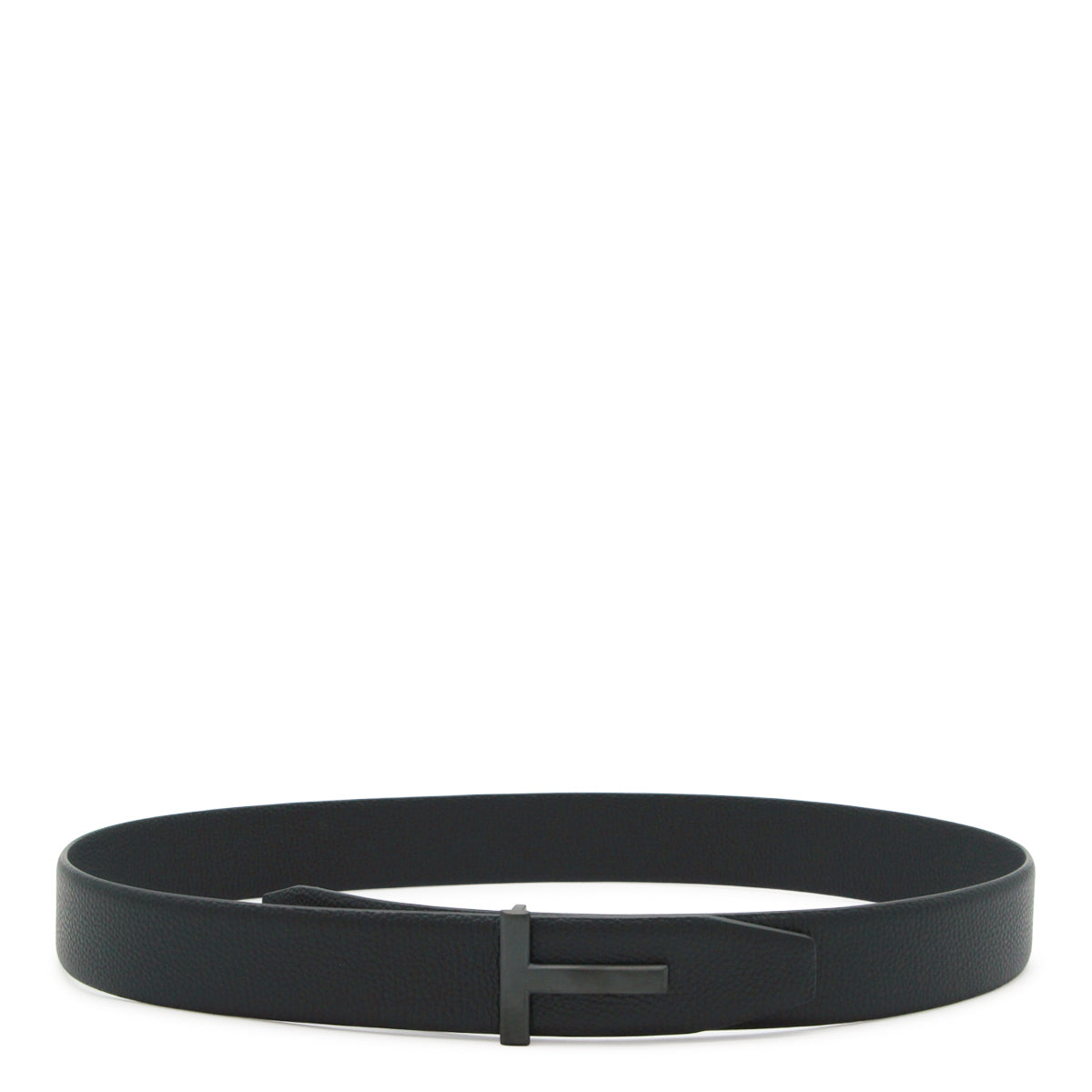BLACK LEATHER BELT