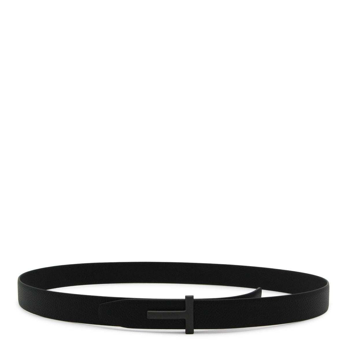 BLACK LEATHER BELT