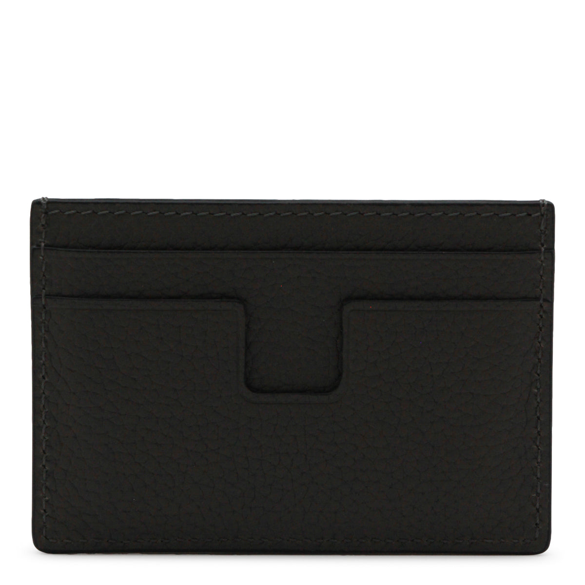 GREY LEATHER CARD HOLDER
