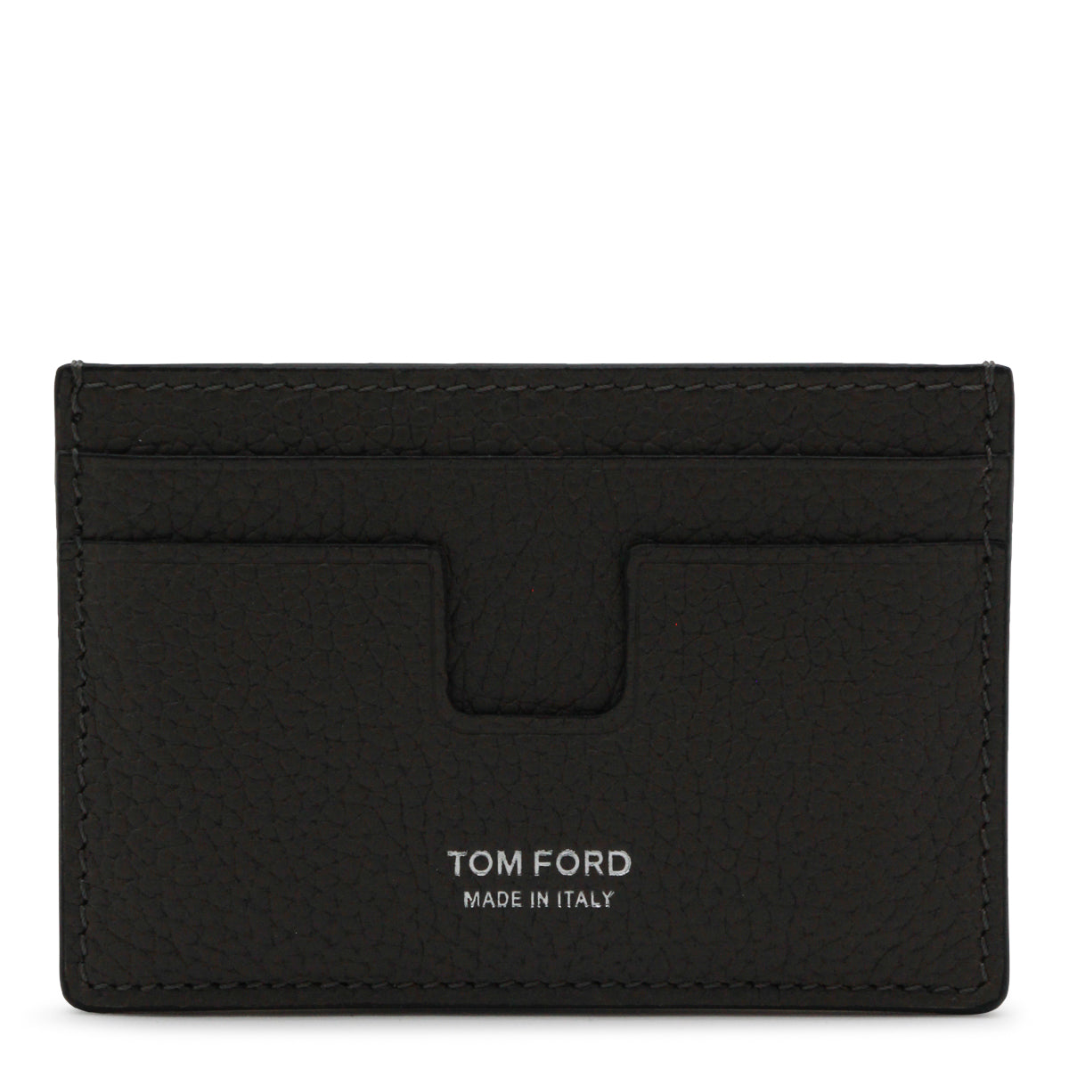 GREY LEATHER CARD HOLDER