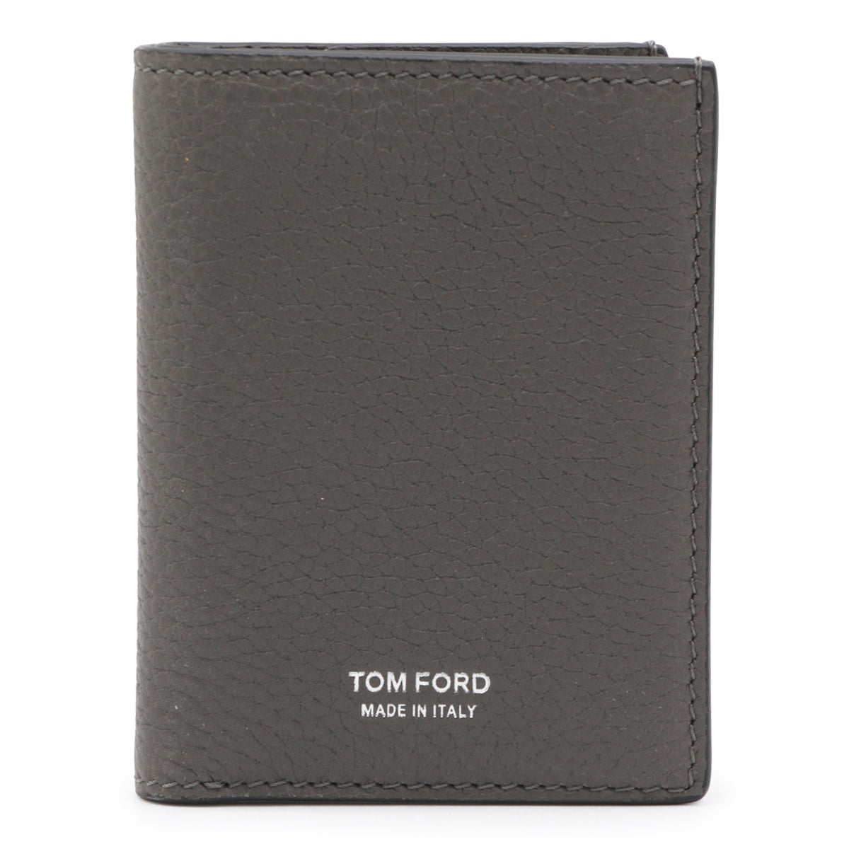 GREY LEATHER CARD HOLDER