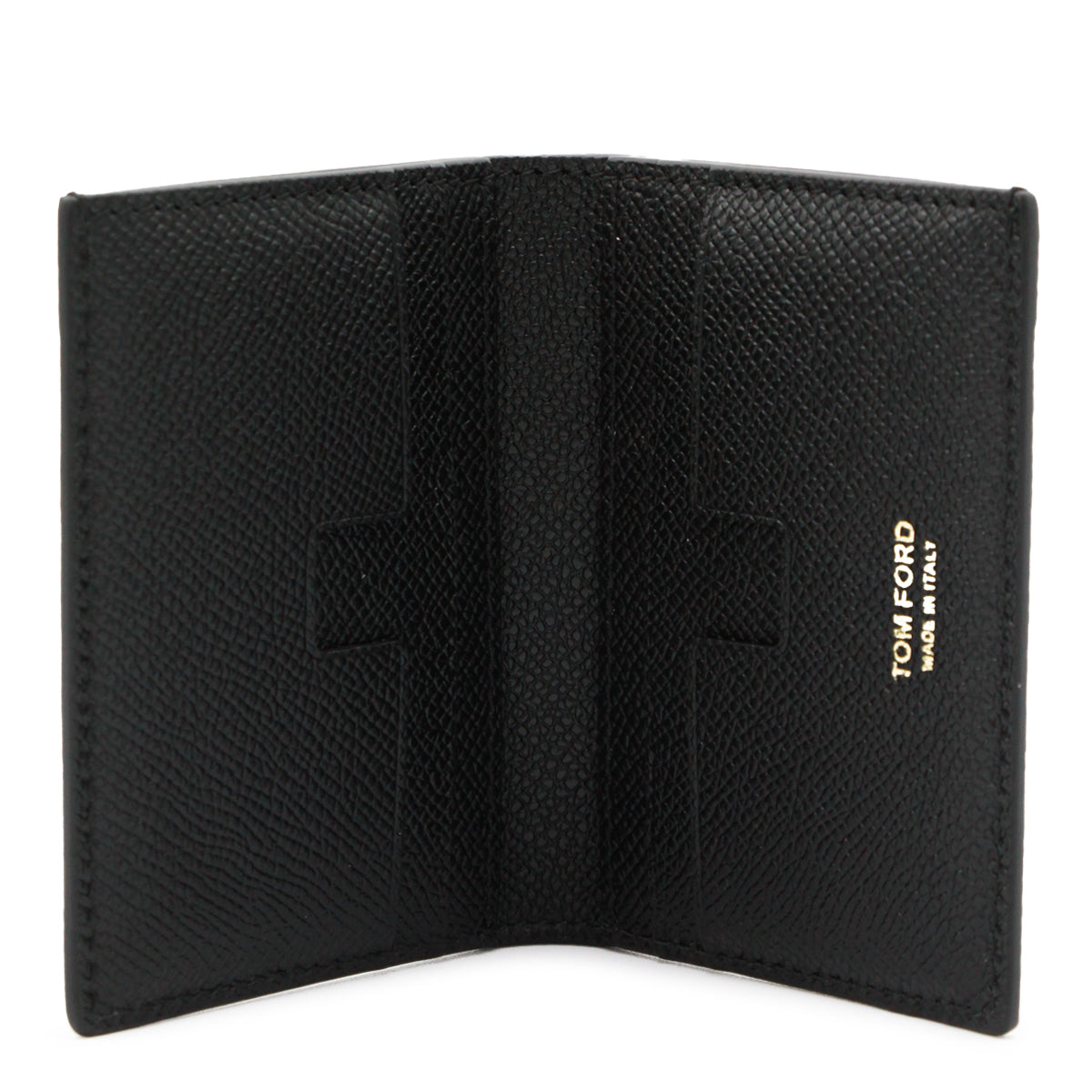 BLACK LEATHER CARD HOLDER