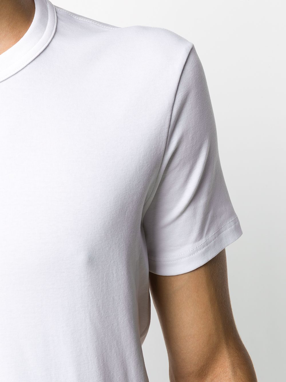 WHITE COTTON T-SHIRT