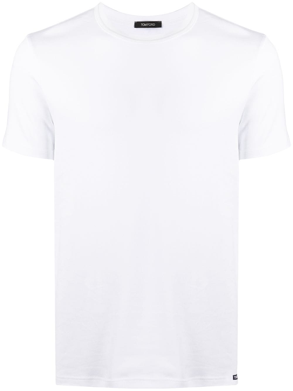 WHITE COTTON T-SHIRT