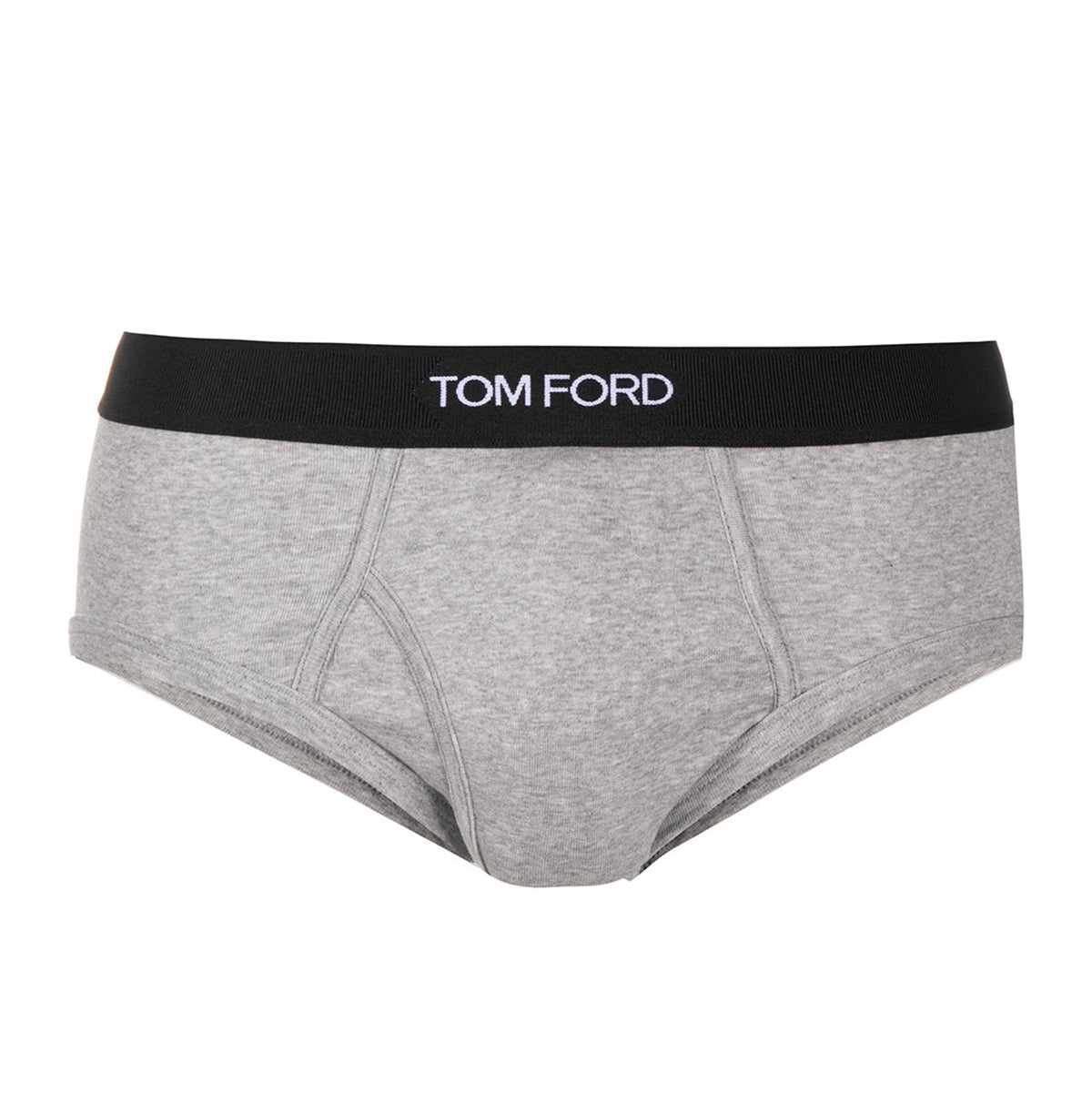 BLACK AND GREY COTTON TWO-PACK BRIEFS