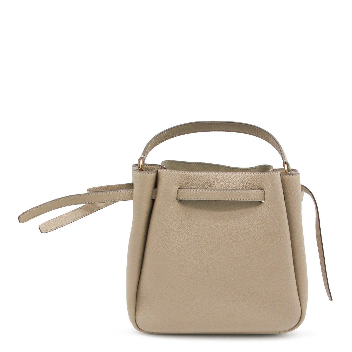 SOFT CEMENT LEATHER ROMY SATCHEL BAG
