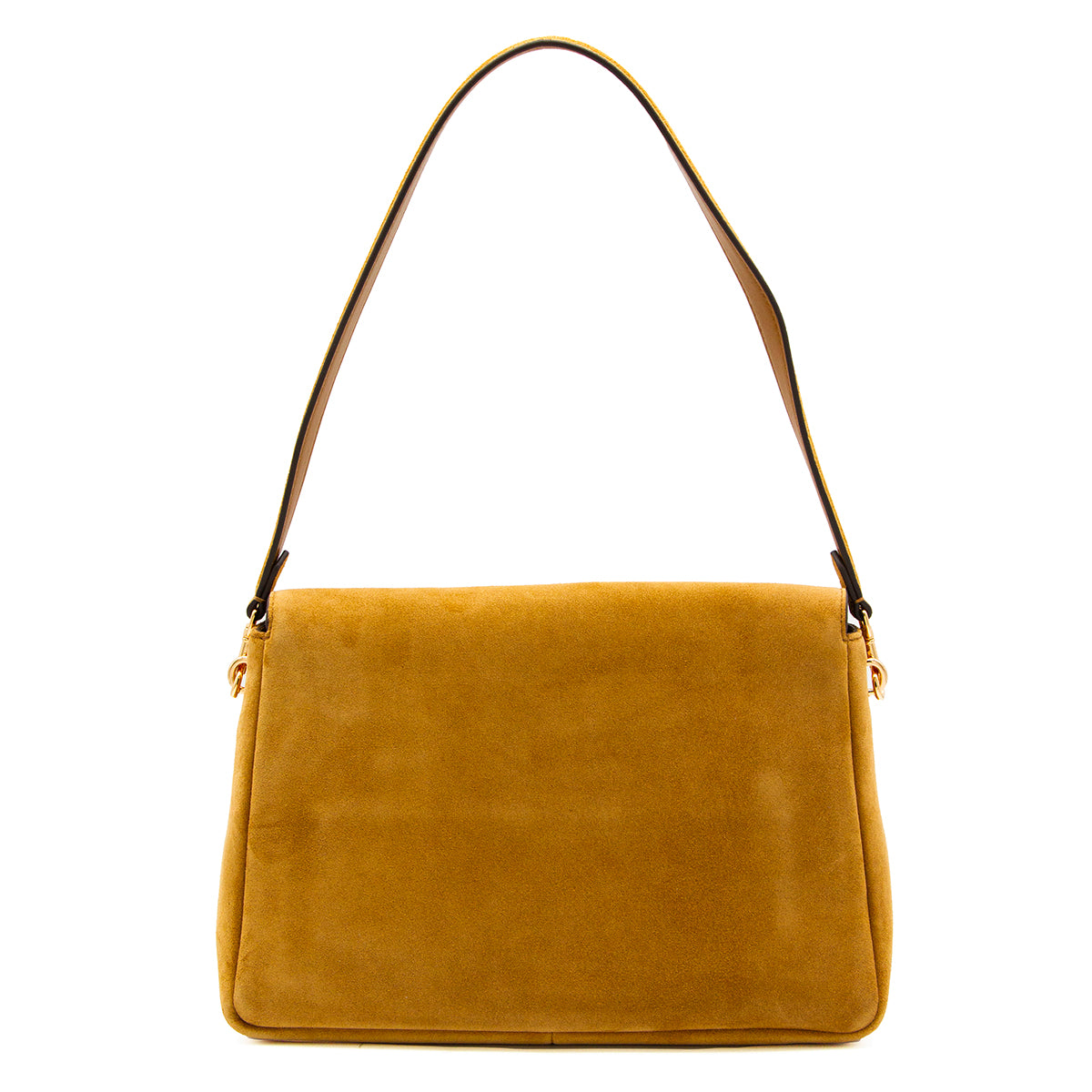 TOFFEE SUEDE CHARLIE SHOULDER BAG