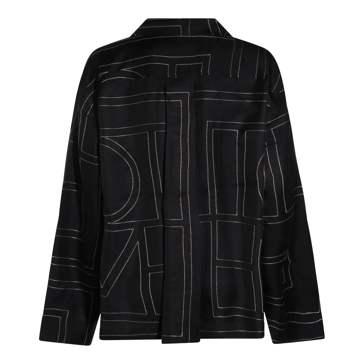 BLACK SILK SHIRT