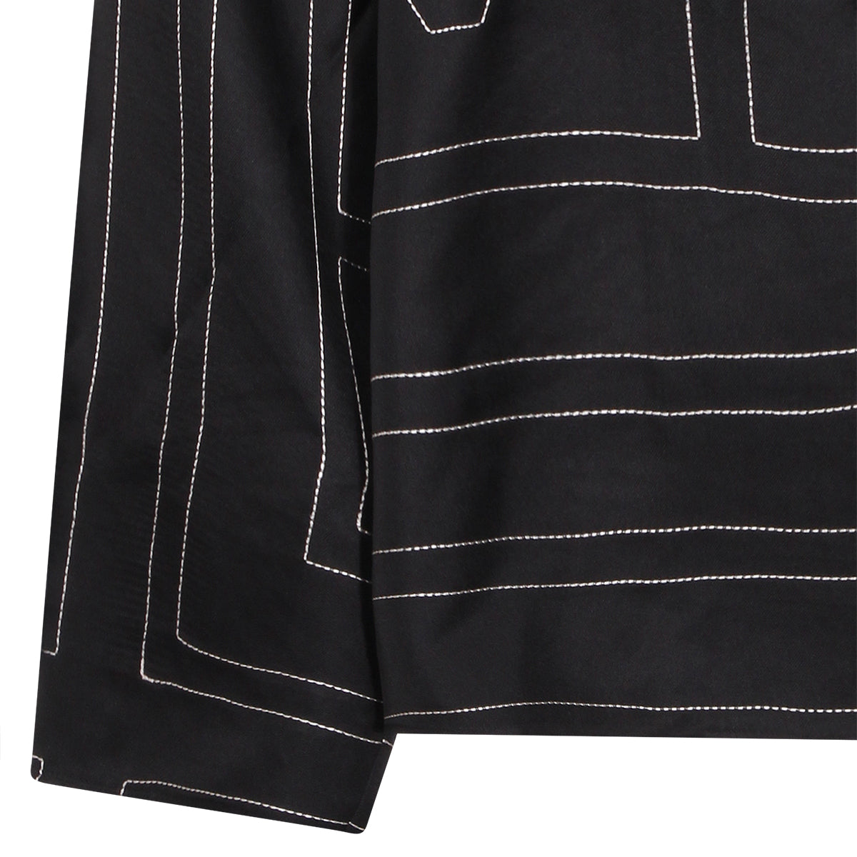 BLACK SILK SHIRT