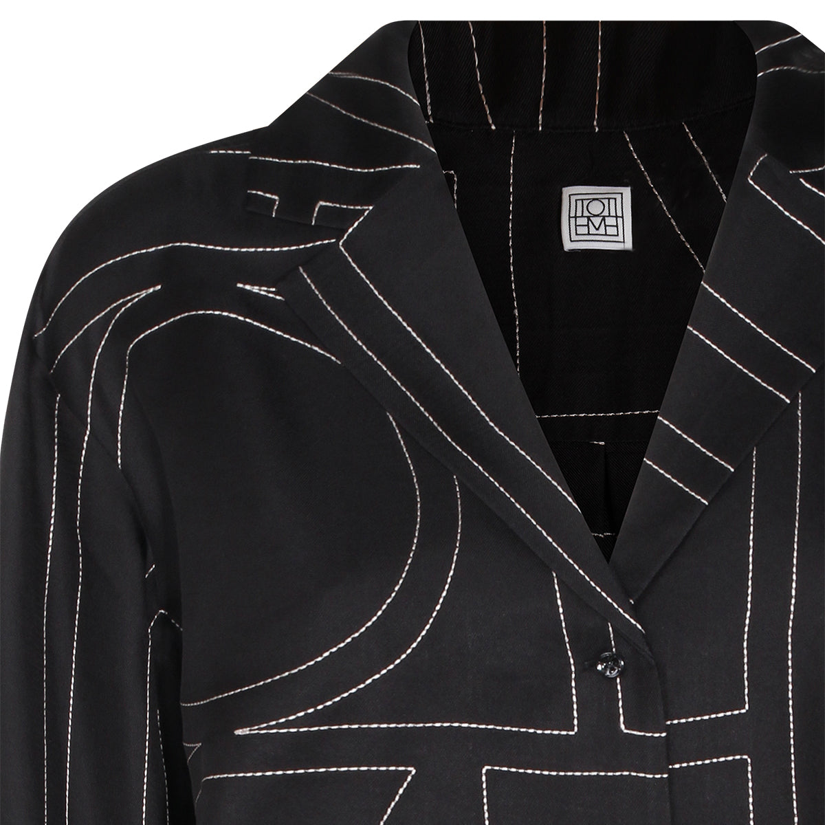 BLACK SILK SHIRT