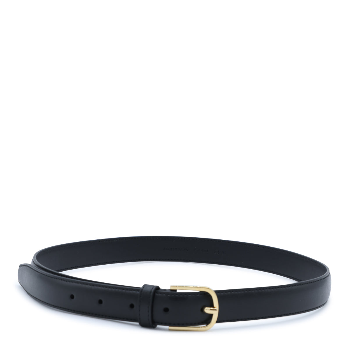 BLACK SLIM BELT