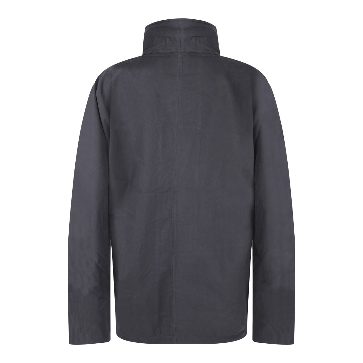 BLACK COTTON BLEND SUMMER PARACHUTE CASUAL JACKET