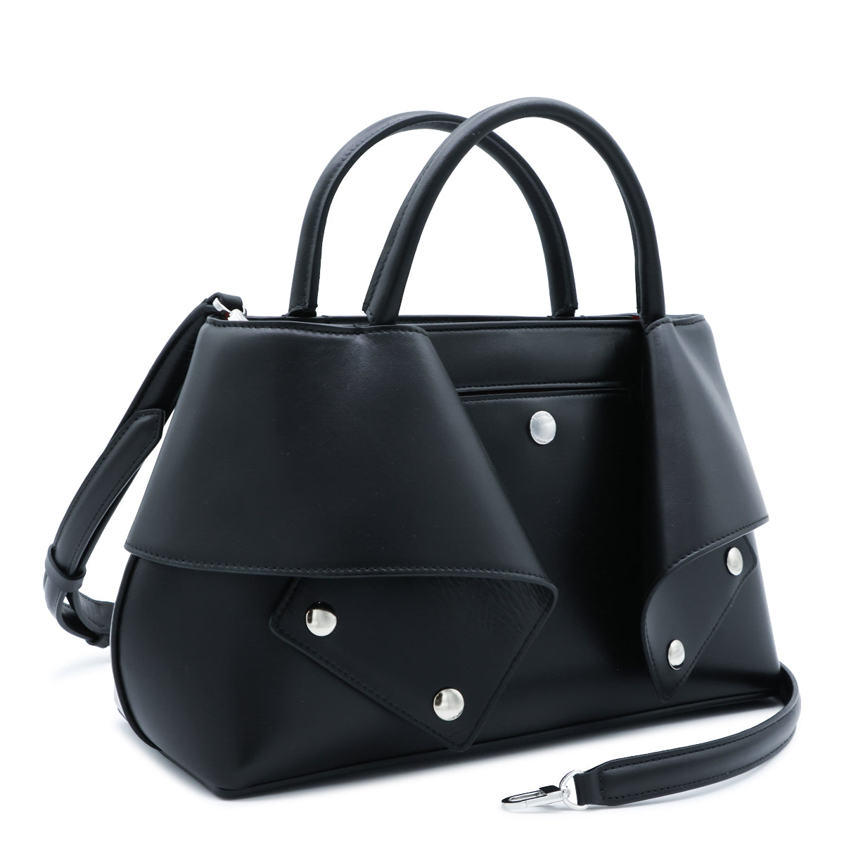 BLACK MERCER TOTE LEATHER BAG