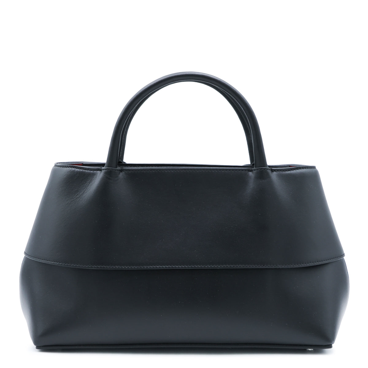 BLACK MERCER TOTE LEATHER BAG