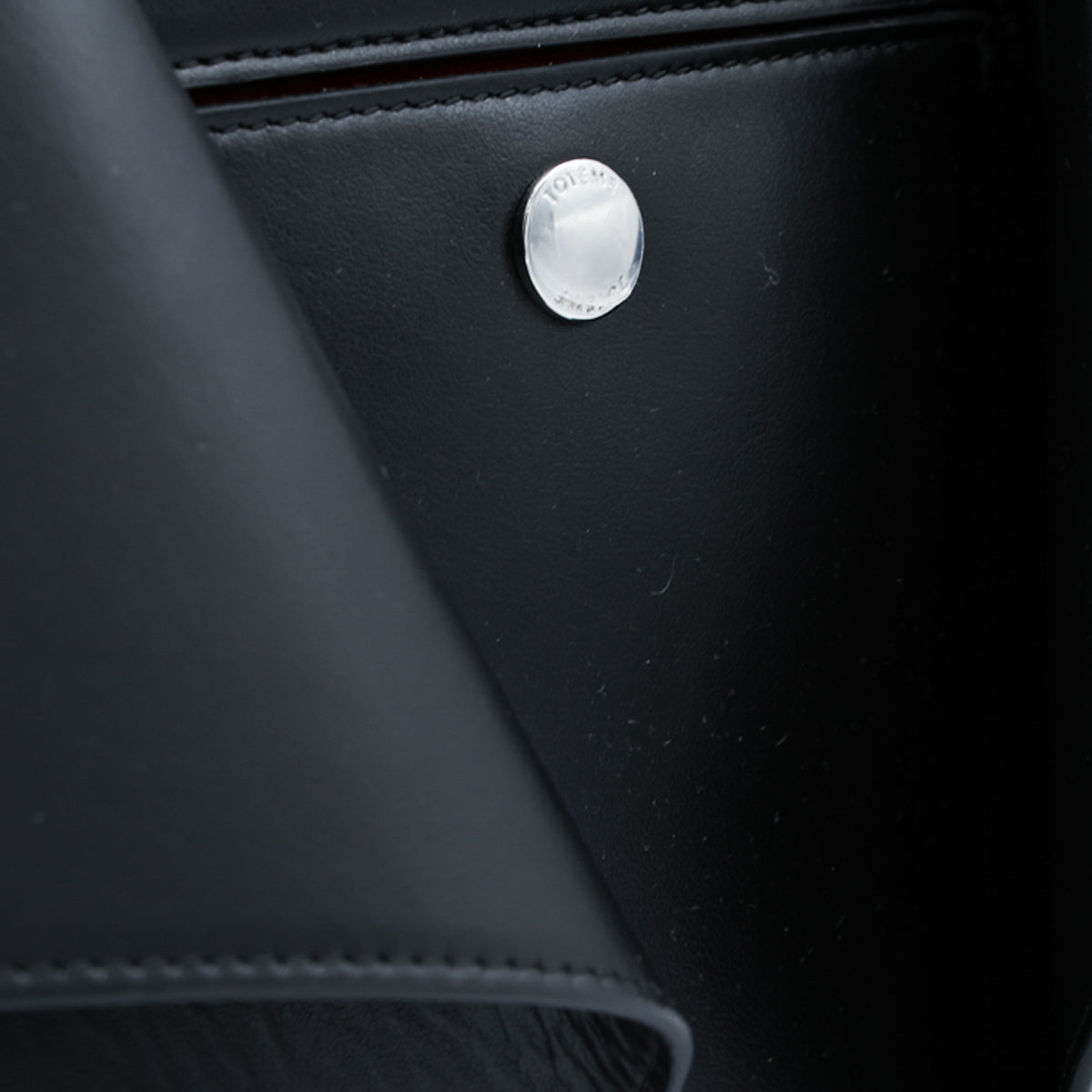 BLACK MERCER TOTE LEATHER BAG