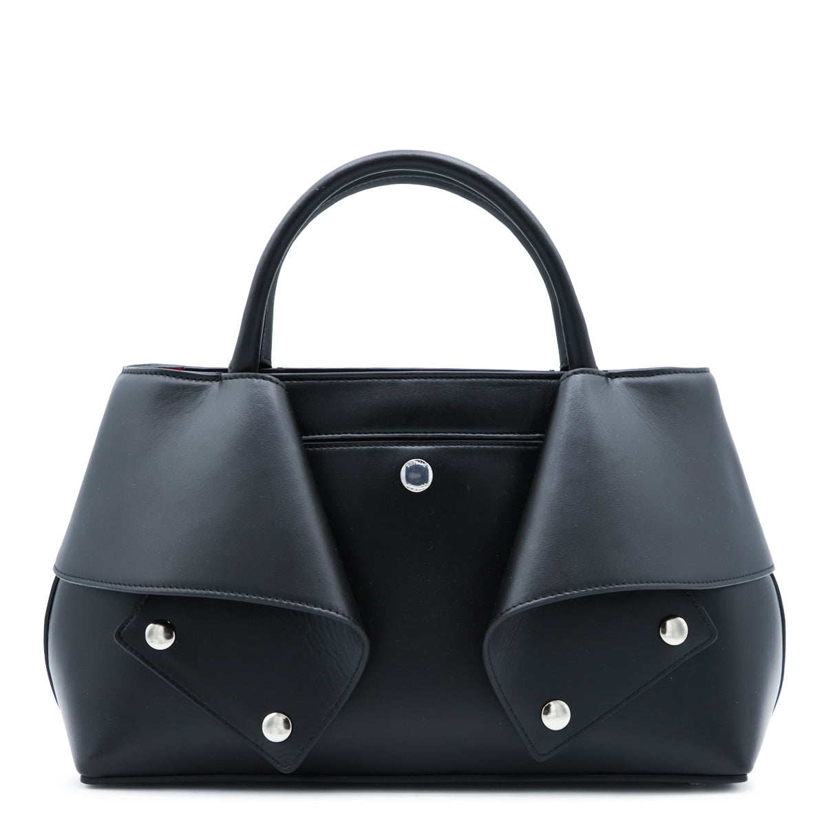 BLACK MERCER TOTE LEATHER BAG