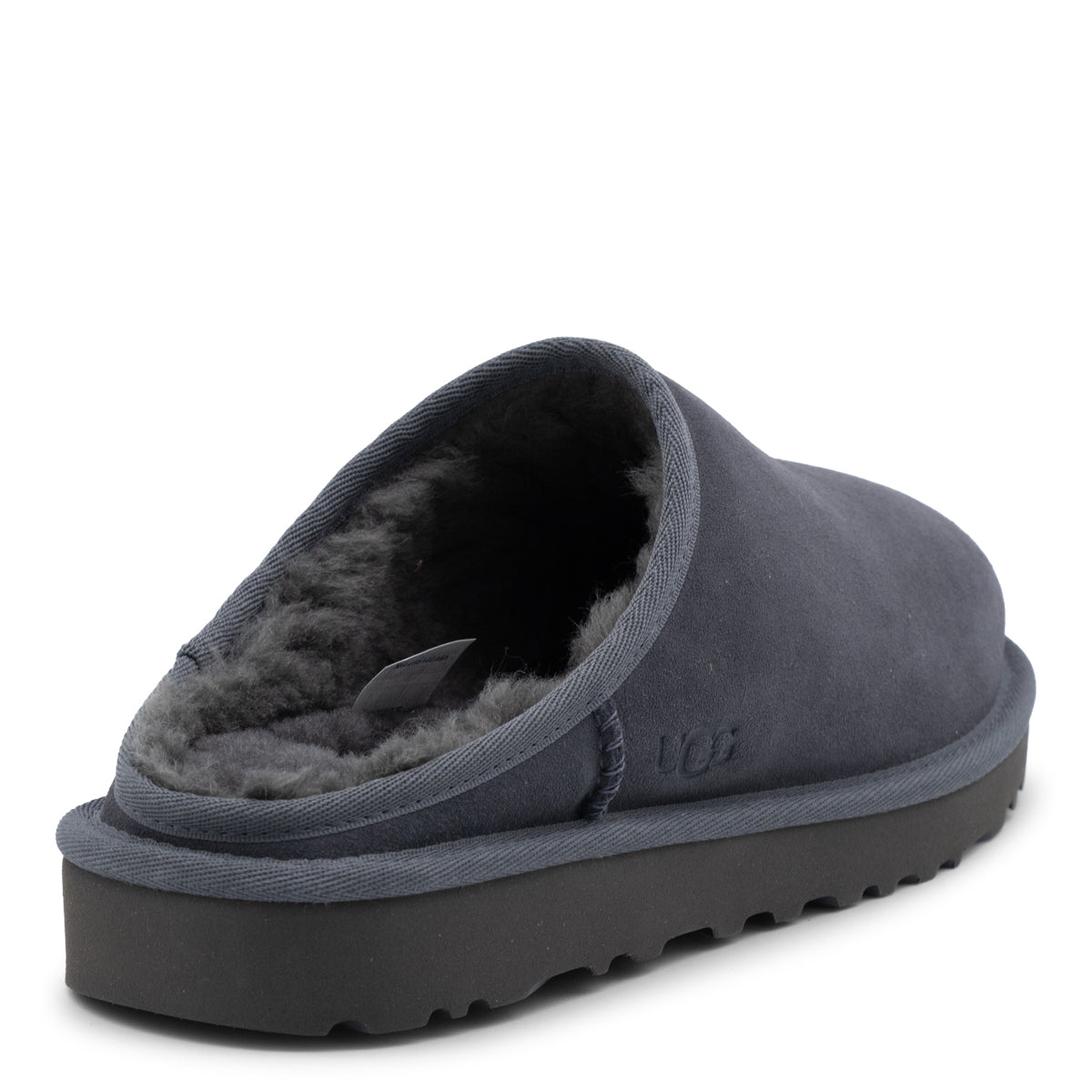 BLACK LEATHER CLASSIC SLIP ON FLATS