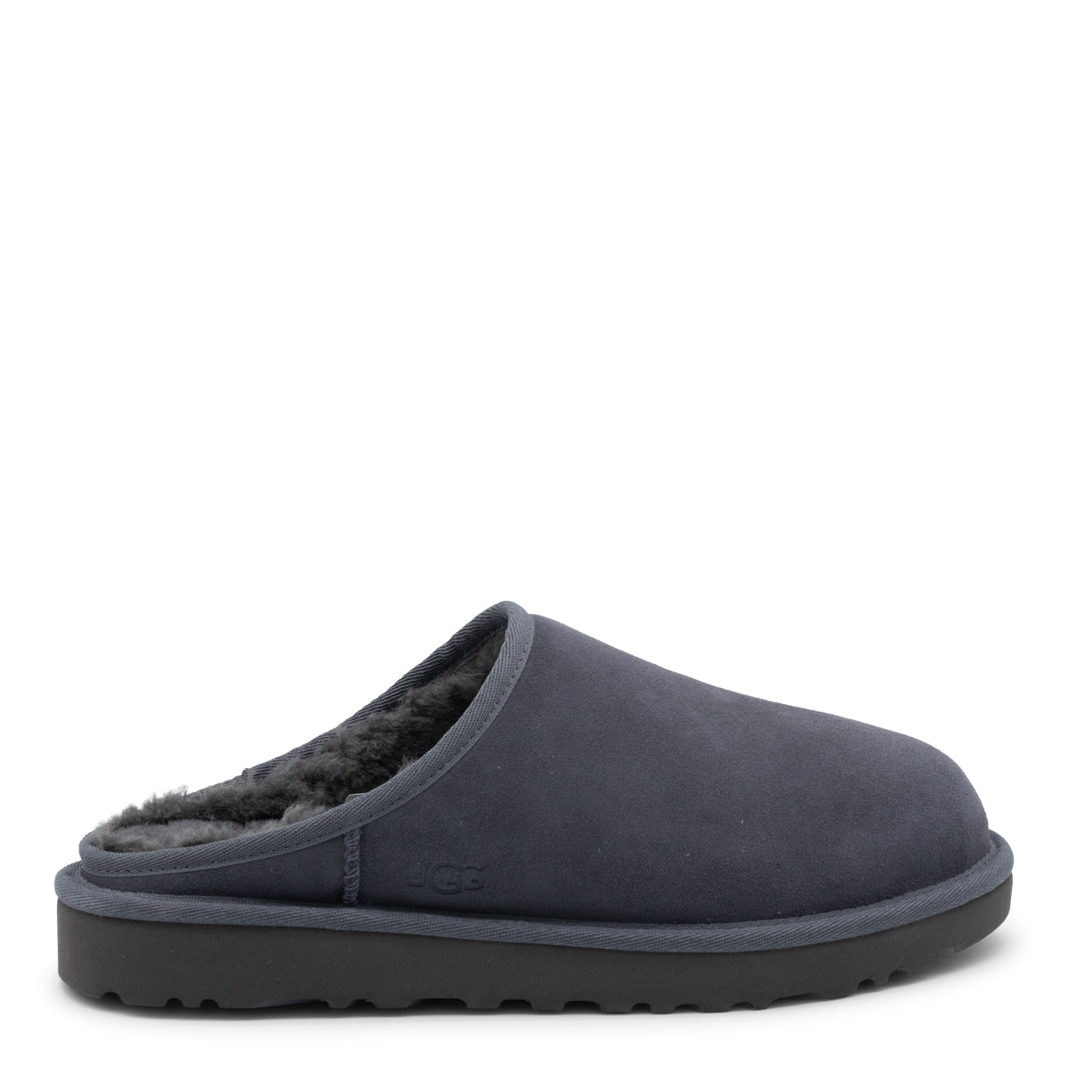 BLACK LEATHER CLASSIC SLIP ON FLATS