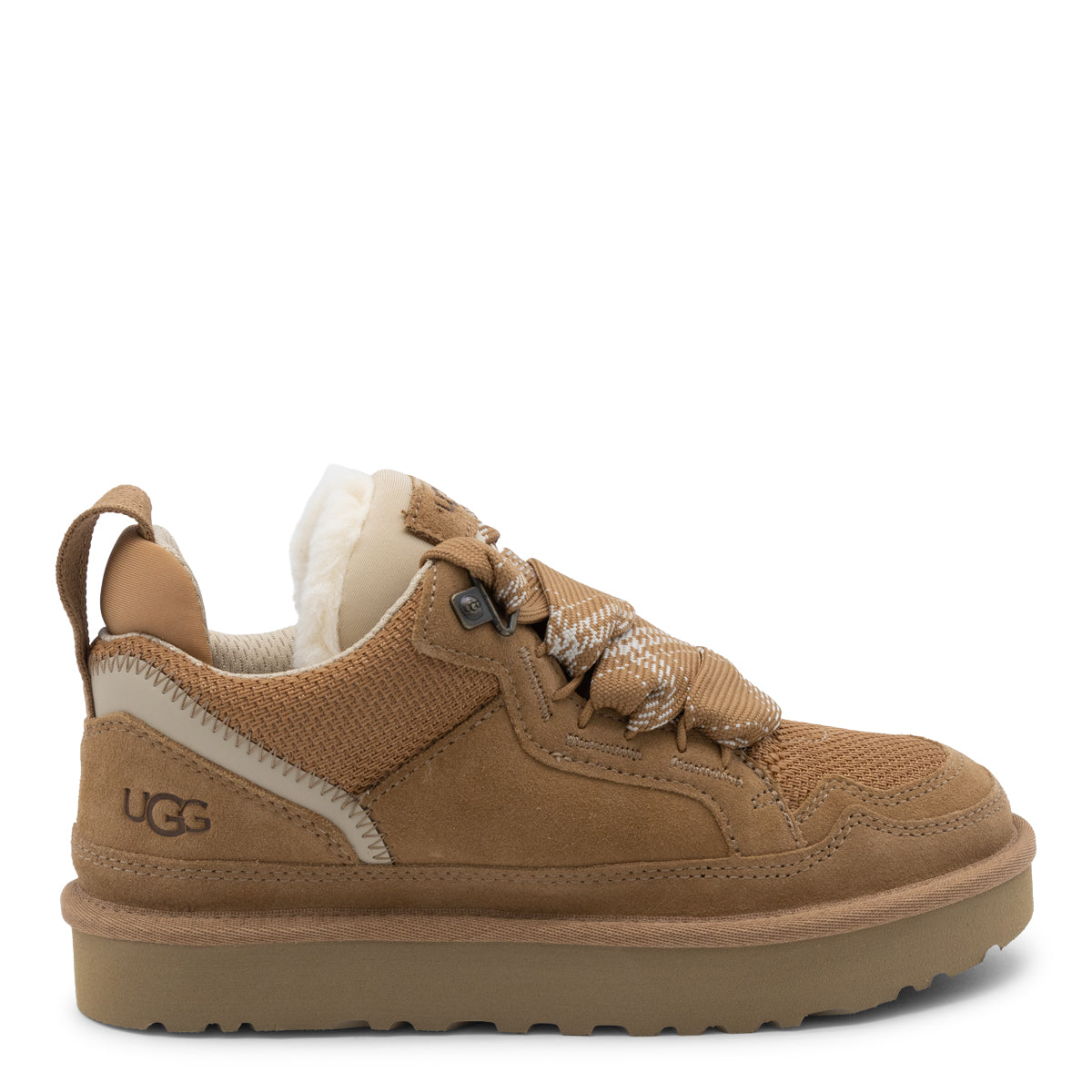 CHESTNUT LEATHER LOWMELL SNEAKERS