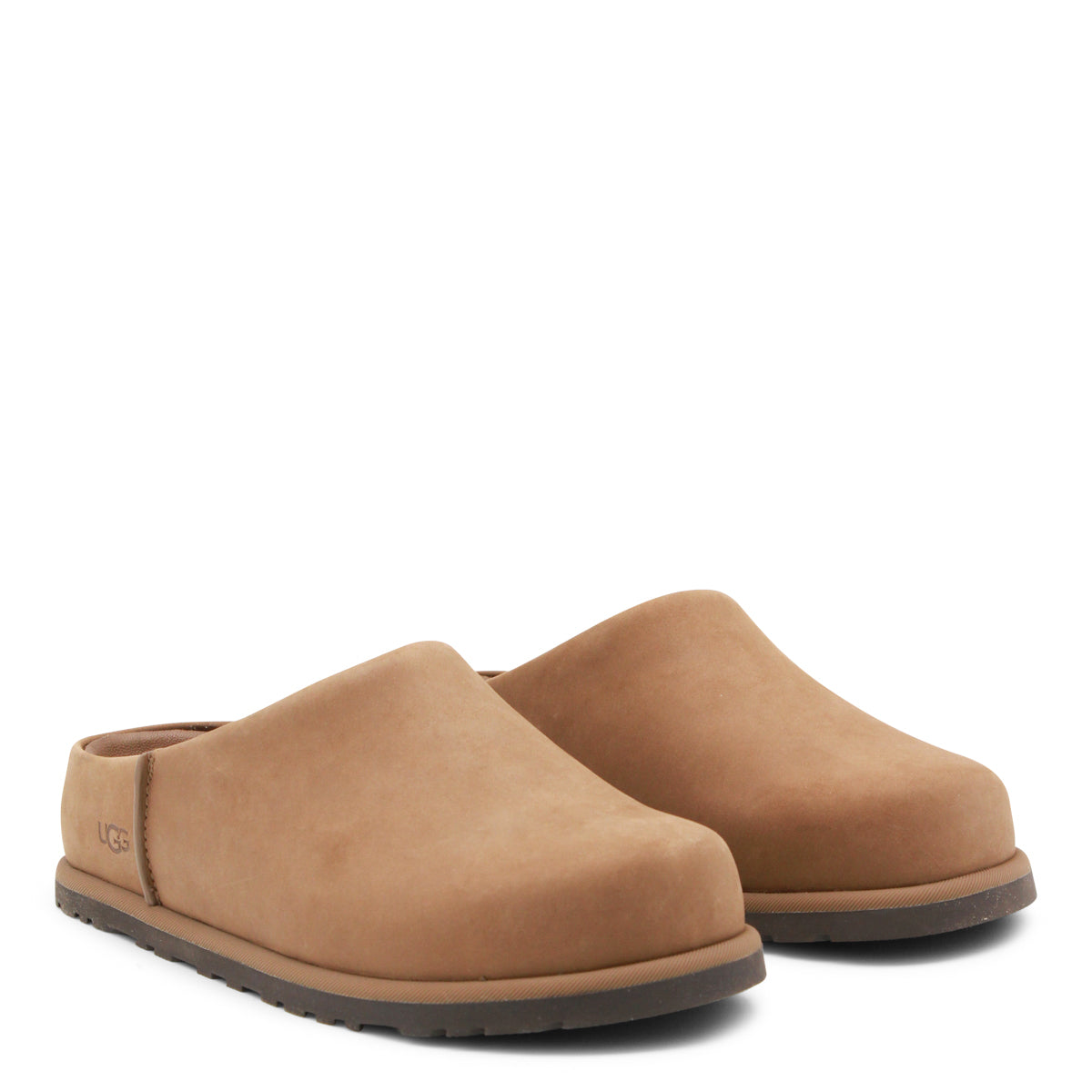 DARK CHESTNUT LEATHER OTZO FLATS