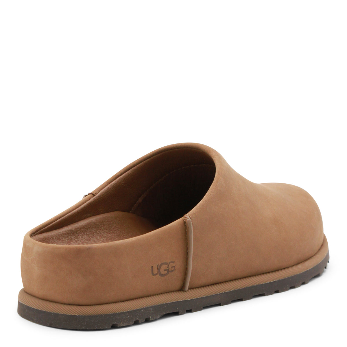 DARK CHESTNUT LEATHER OTZO FLATS