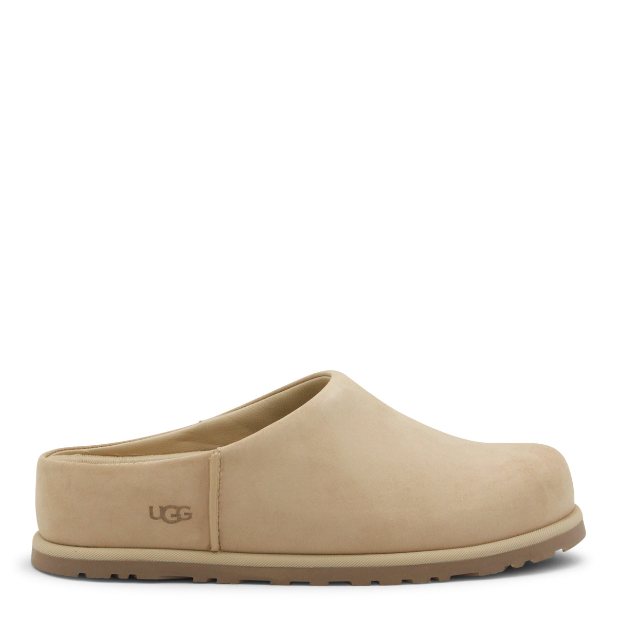 BEIGE LEATHER OTZO FLATS