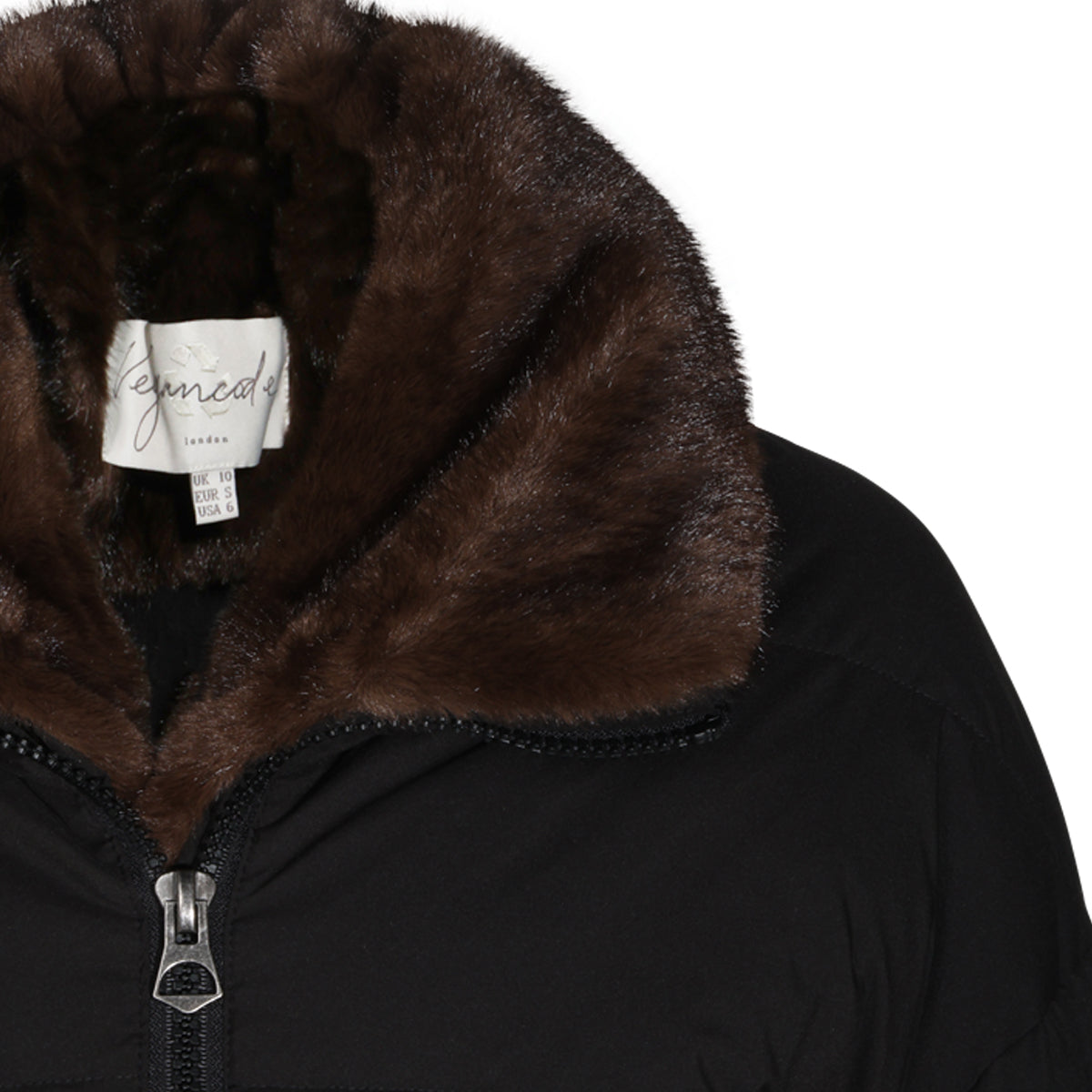 BLACK PUFFER DOWN JACKET
