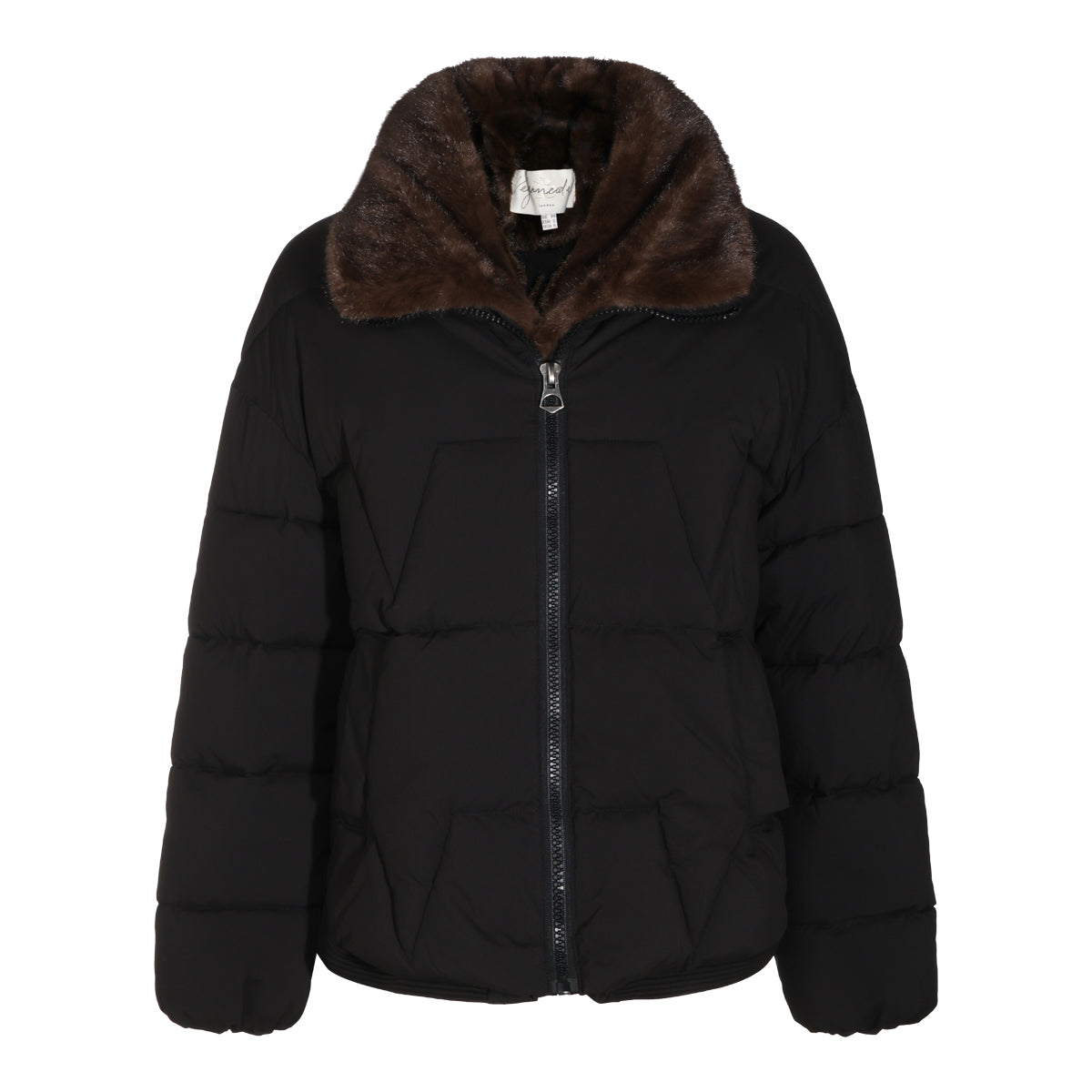 BLACK PUFFER DOWN JACKET