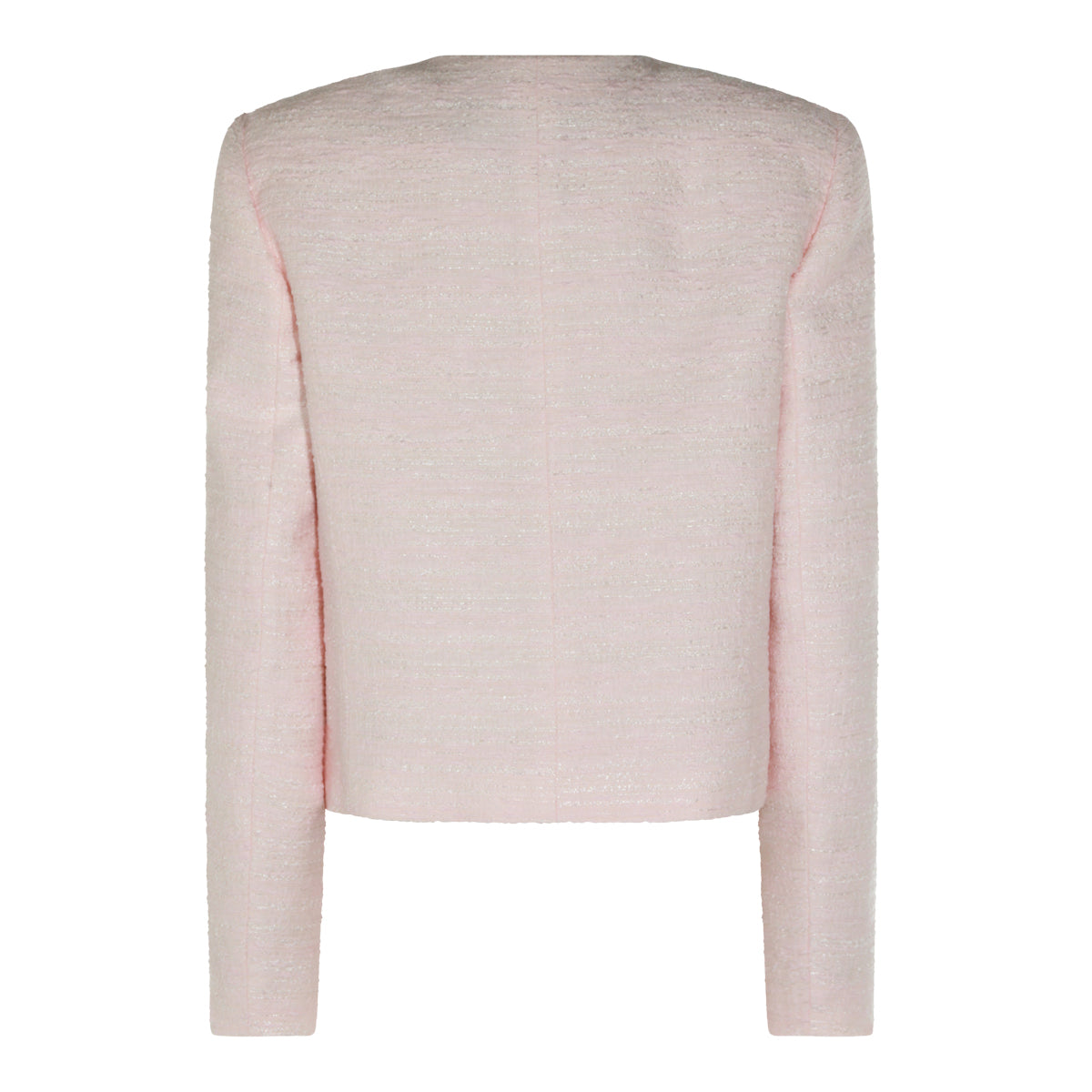 GLOSSY PINK CASUAL JACKET