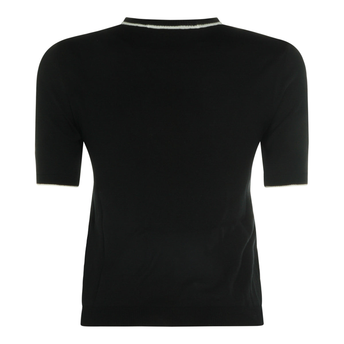 BLACK WOOL KNITWEAR