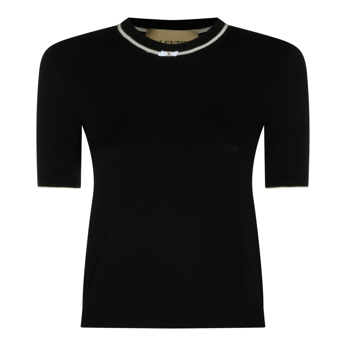 BLACK WOOL KNITWEAR