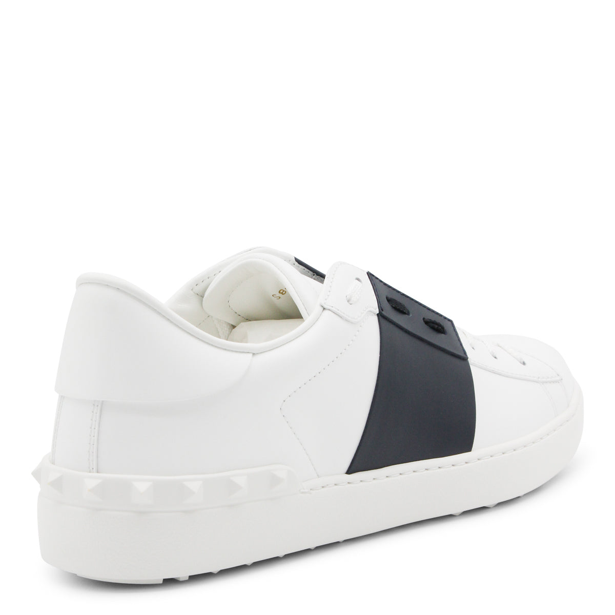 WHITE AND MARINE OPEN SNEAKERS