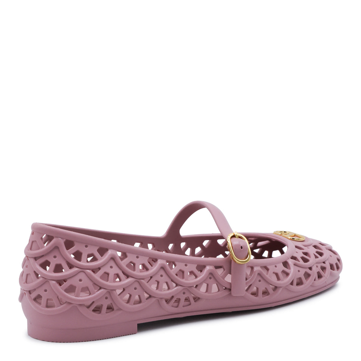 SOFT PINK RUBBER ONDETTE FLATS