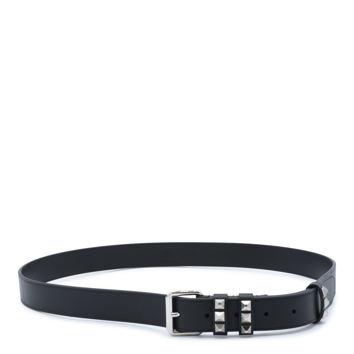 BLACK LEATHER BELT