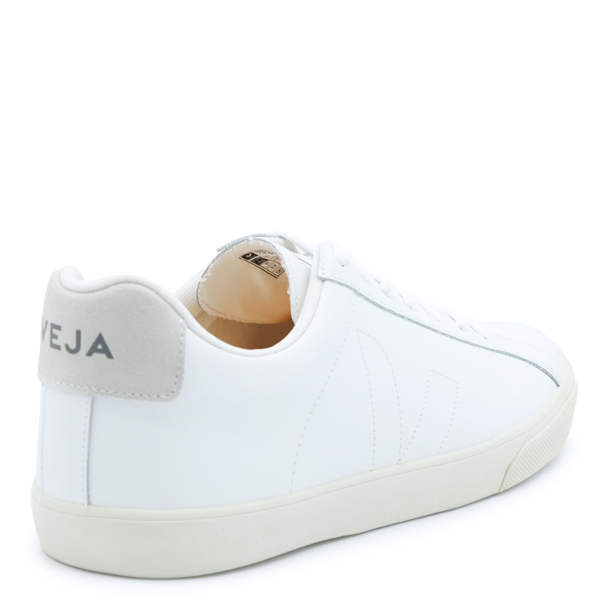 WHITE AND BEIGE LEATHER ESPLAR SNEAKERS