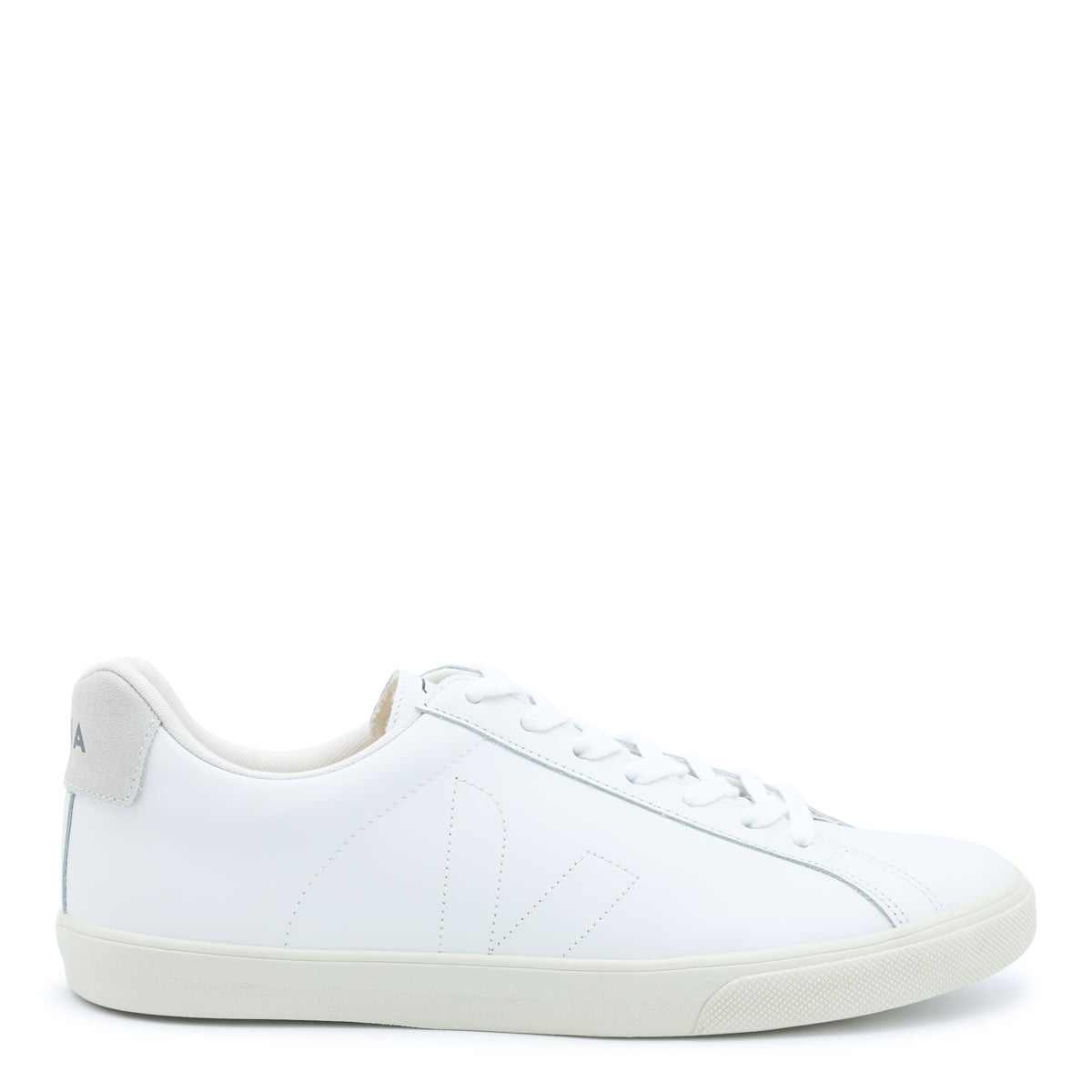 WHITE AND BEIGE LEATHER ESPLAR SNEAKERS
