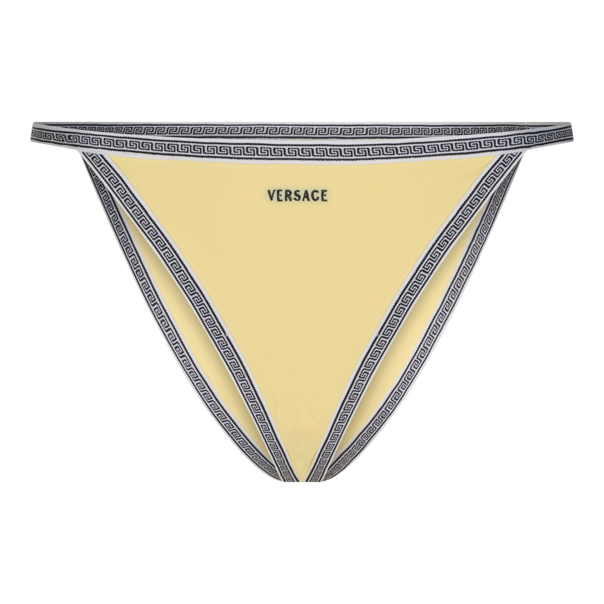 BUTTER YELLOW LOGO BEACHWEAR BOTTOM