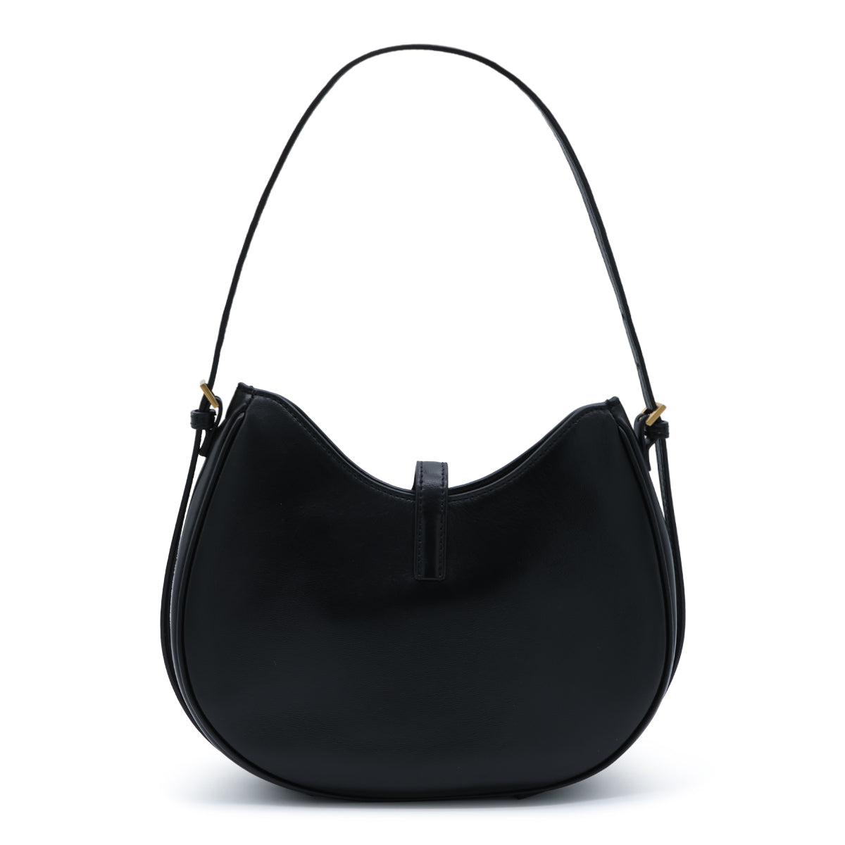 BLACK SMALL HOBO SHOULDER BAG