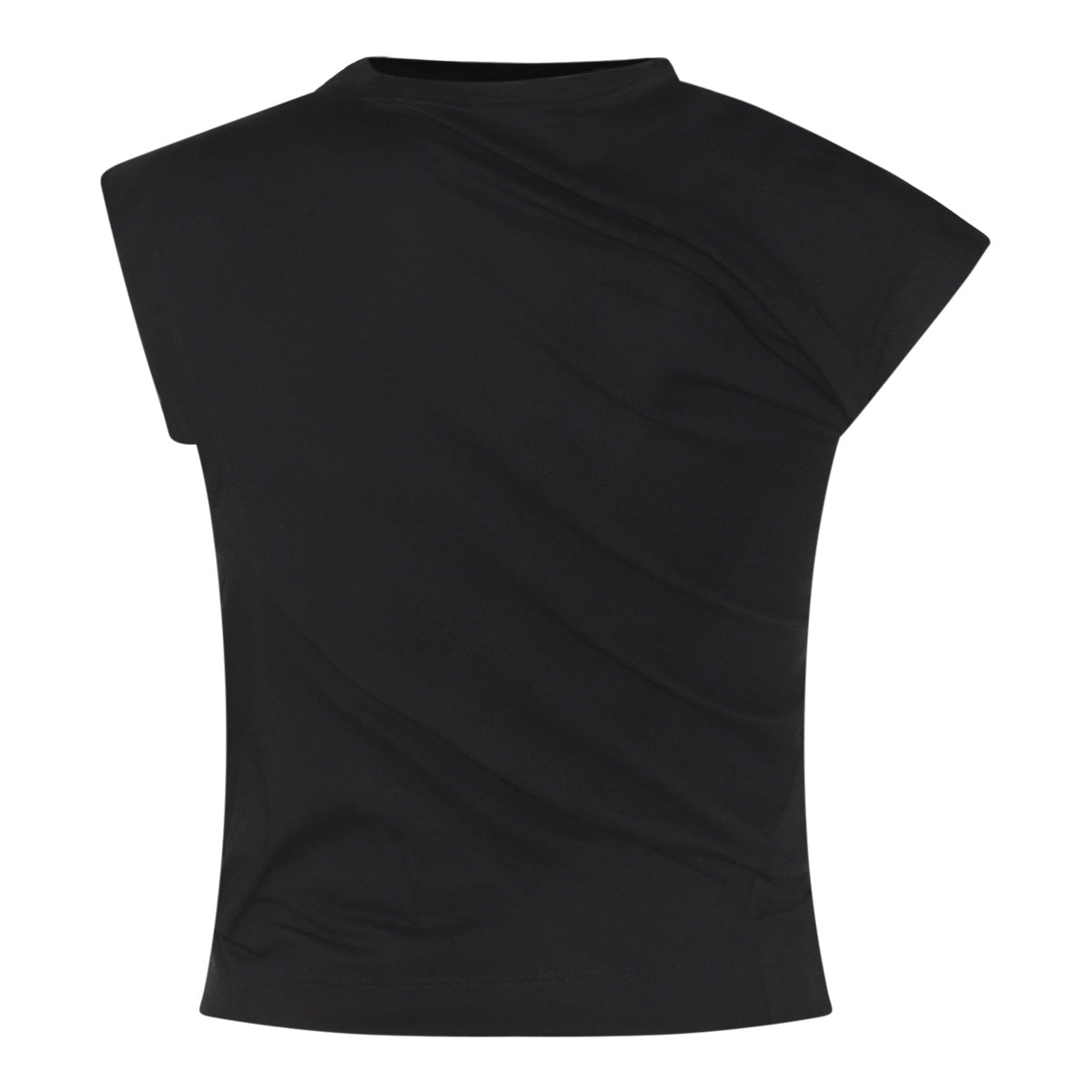 BLACK COTTON HEBO TOP