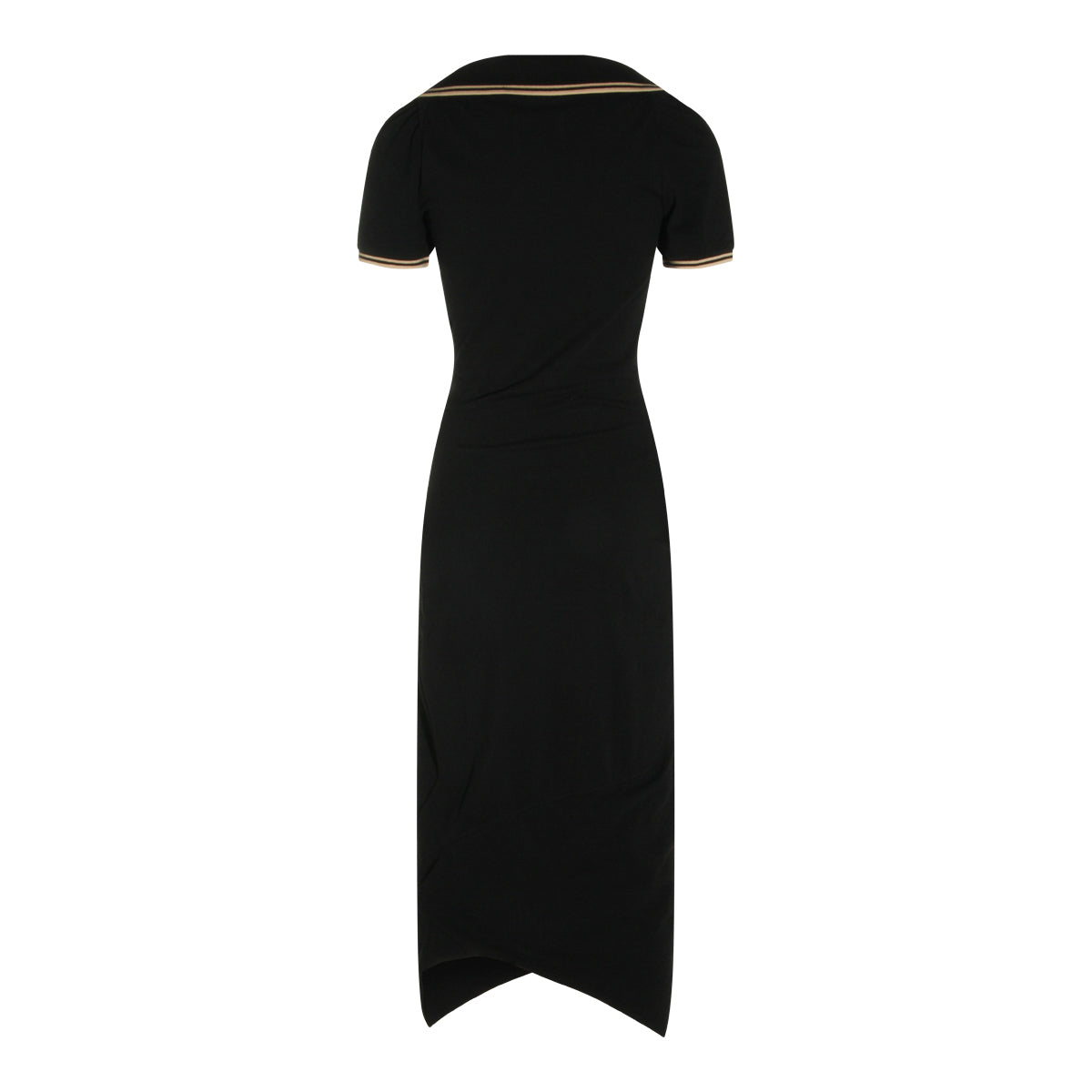 BLACK COTTON LONG MONDAY PULLING DRESS
