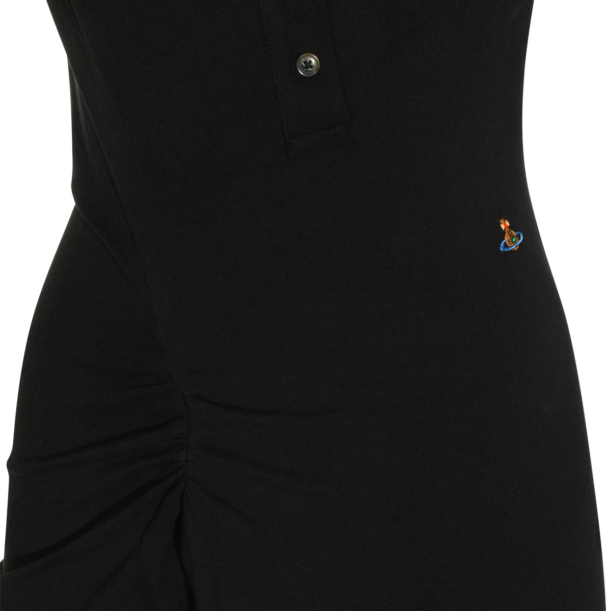BLACK COTTON LONG MONDAY PULLING DRESS