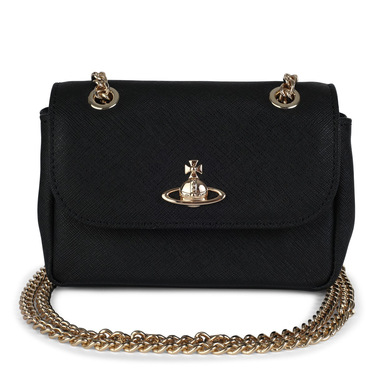 BLACK LEATHER PURSE SMALL SHOULDER BAG