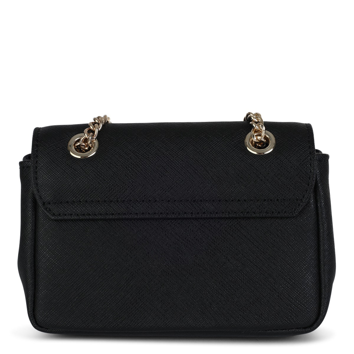 BLACK LEATHER PURSE SMALL SHOULDER BAG