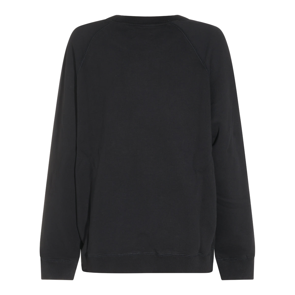 BLACK COTTON SWEATSHIRT