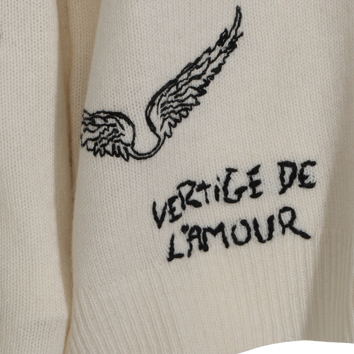 ECRU CASHMERE MIRKAZ CARDIGAN