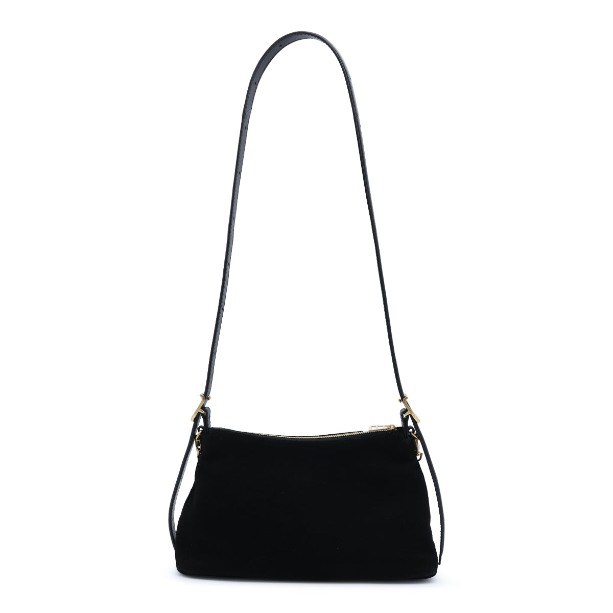 BLACK JIM NANO GRAINED LEATHER SHOULDER BAG