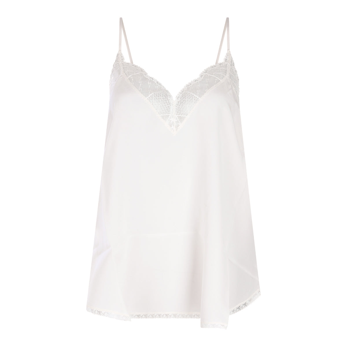 ECRU SILK TOP
