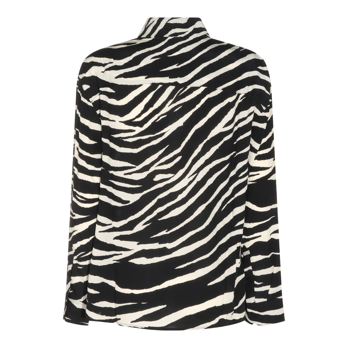 BLACK AND WHITE ANIMALIER SHIRT